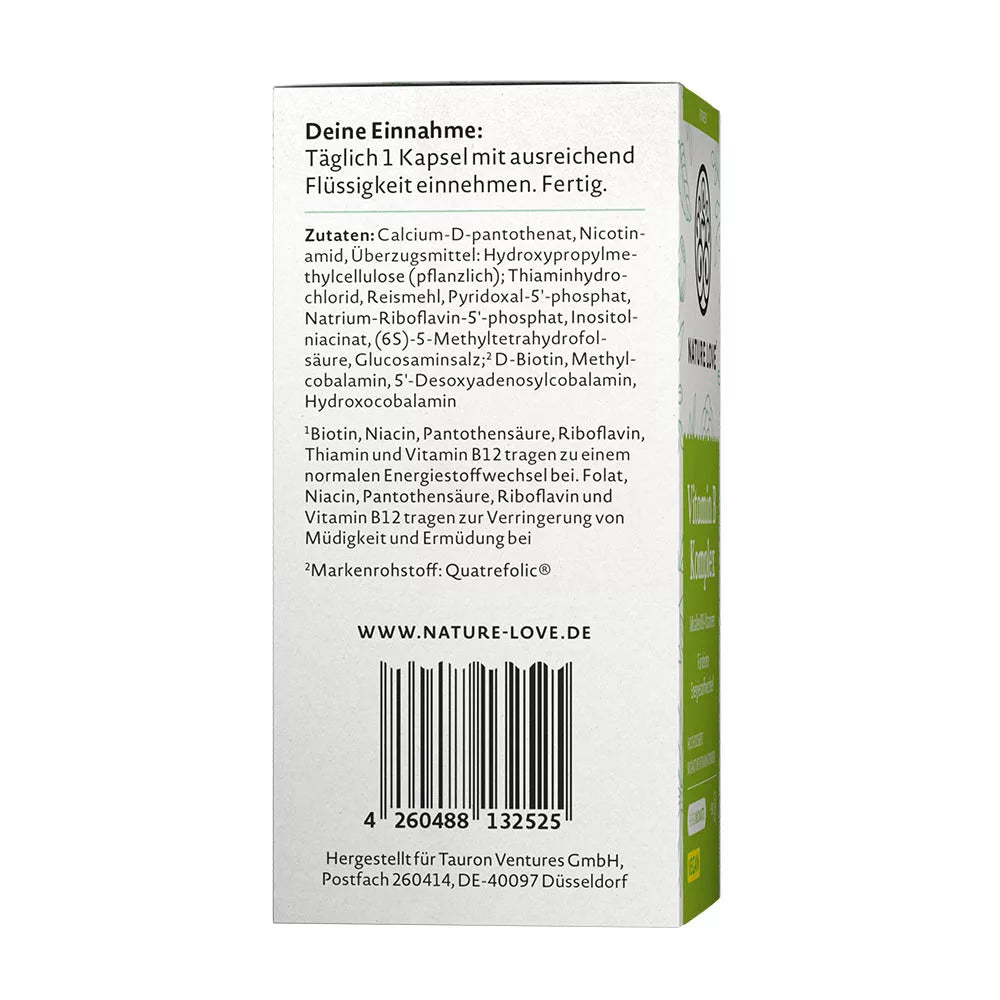 Nature Love Vitamin B Complex (90 Capsules)