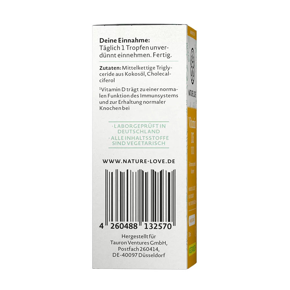 Nature Love Vitamin D3 1000 IE (30 ml)
