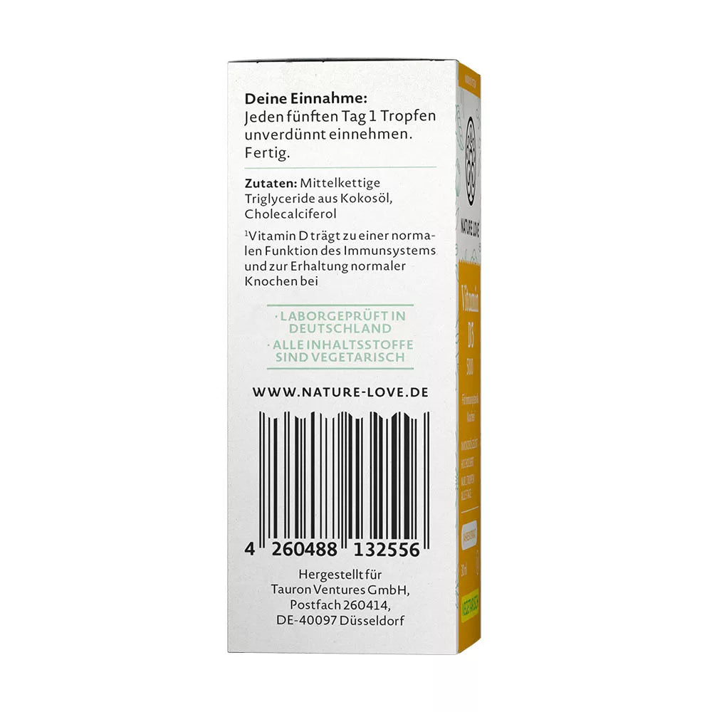 Nature Love Vitamin D3 5000 IU (30 ml)
