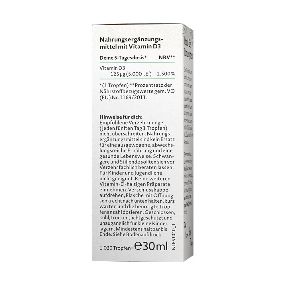 Nature Love Vitamin D3 5000 IU (30 ml)