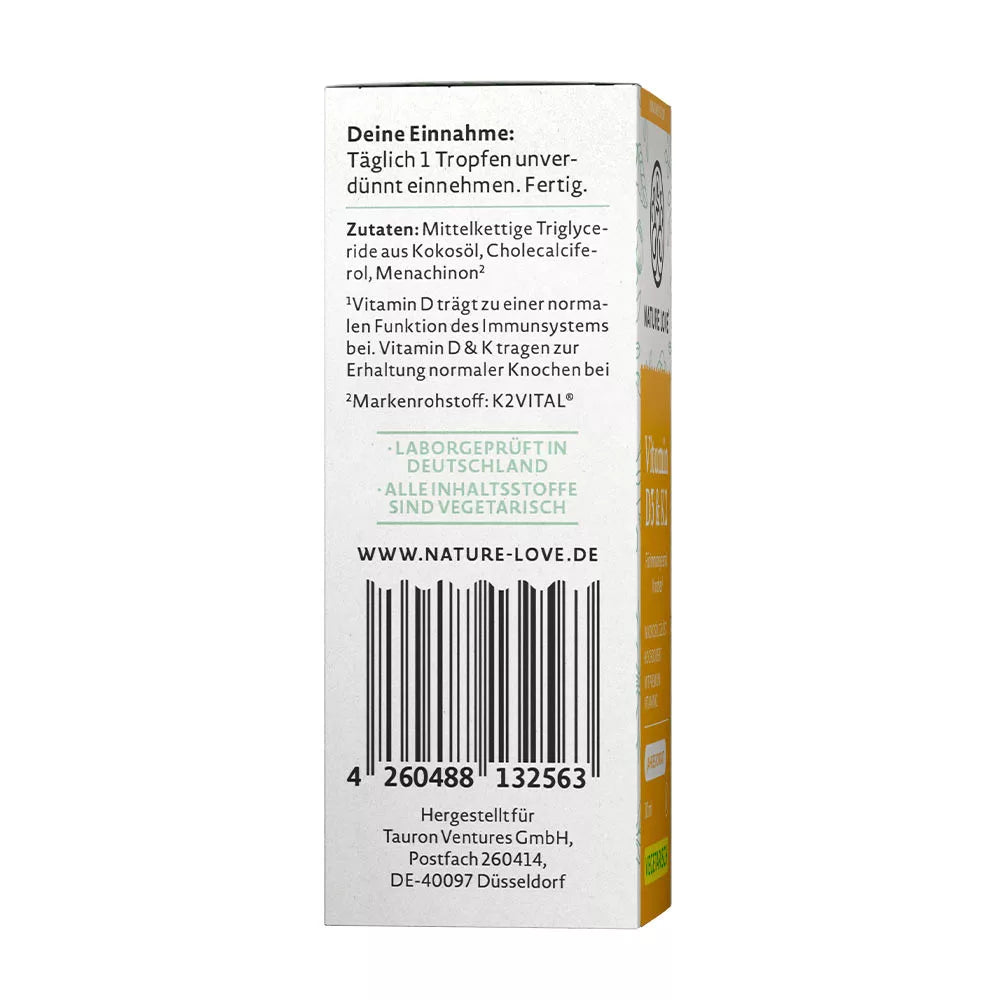 Nature Love Vitamin D3 & K2 (30 ml)