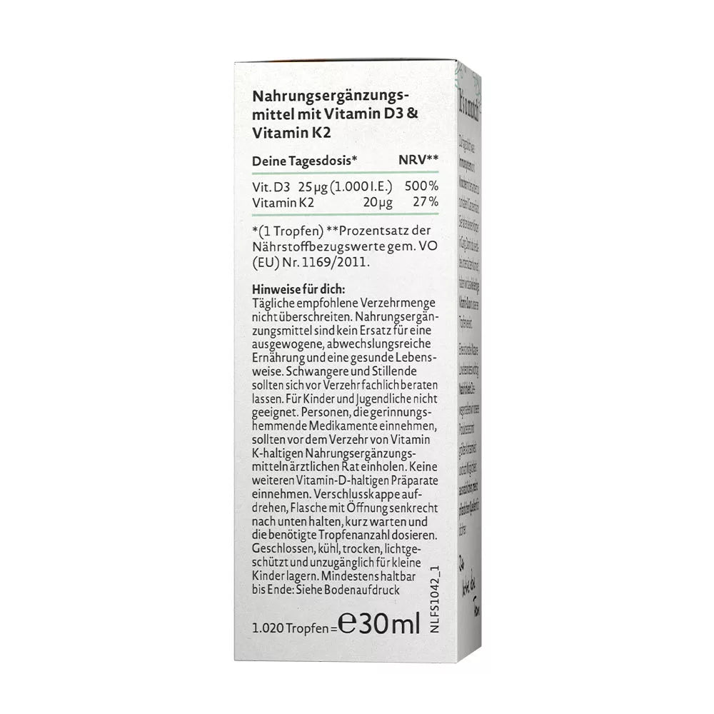 Nature Love Vitamin D3 & K2 (30 ml)