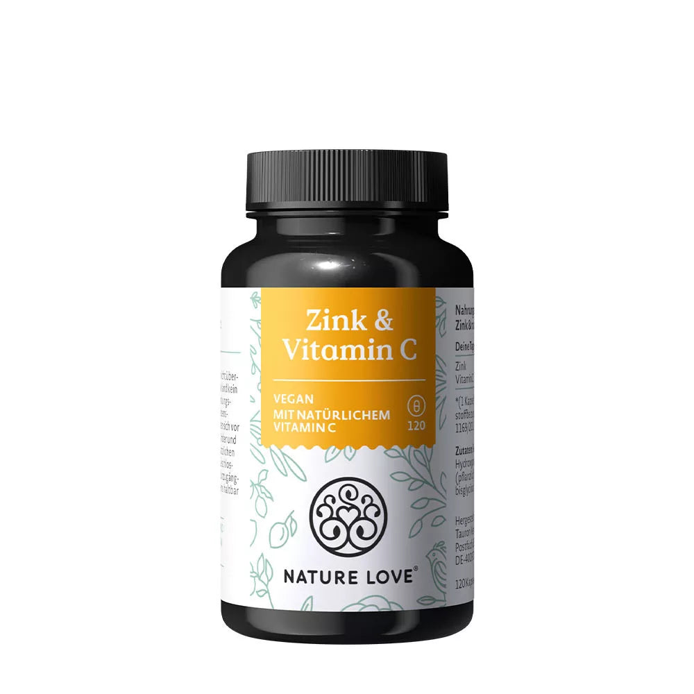 Nature Love Zink & Vitamin C (120 Capsules)