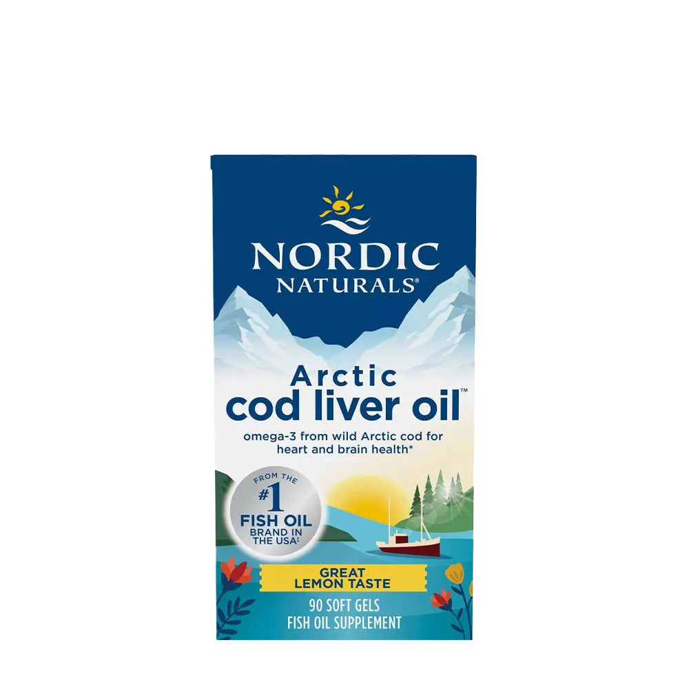 Nordic Naturals Arctic Cod Liver Oil (90 Softgels, Lemon)