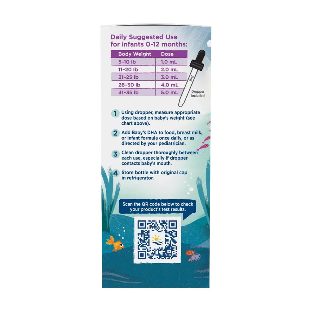 Nordic Naturals Baby's Dha With Vitamin D3 1050 mg (60 ml, Unflavored)
