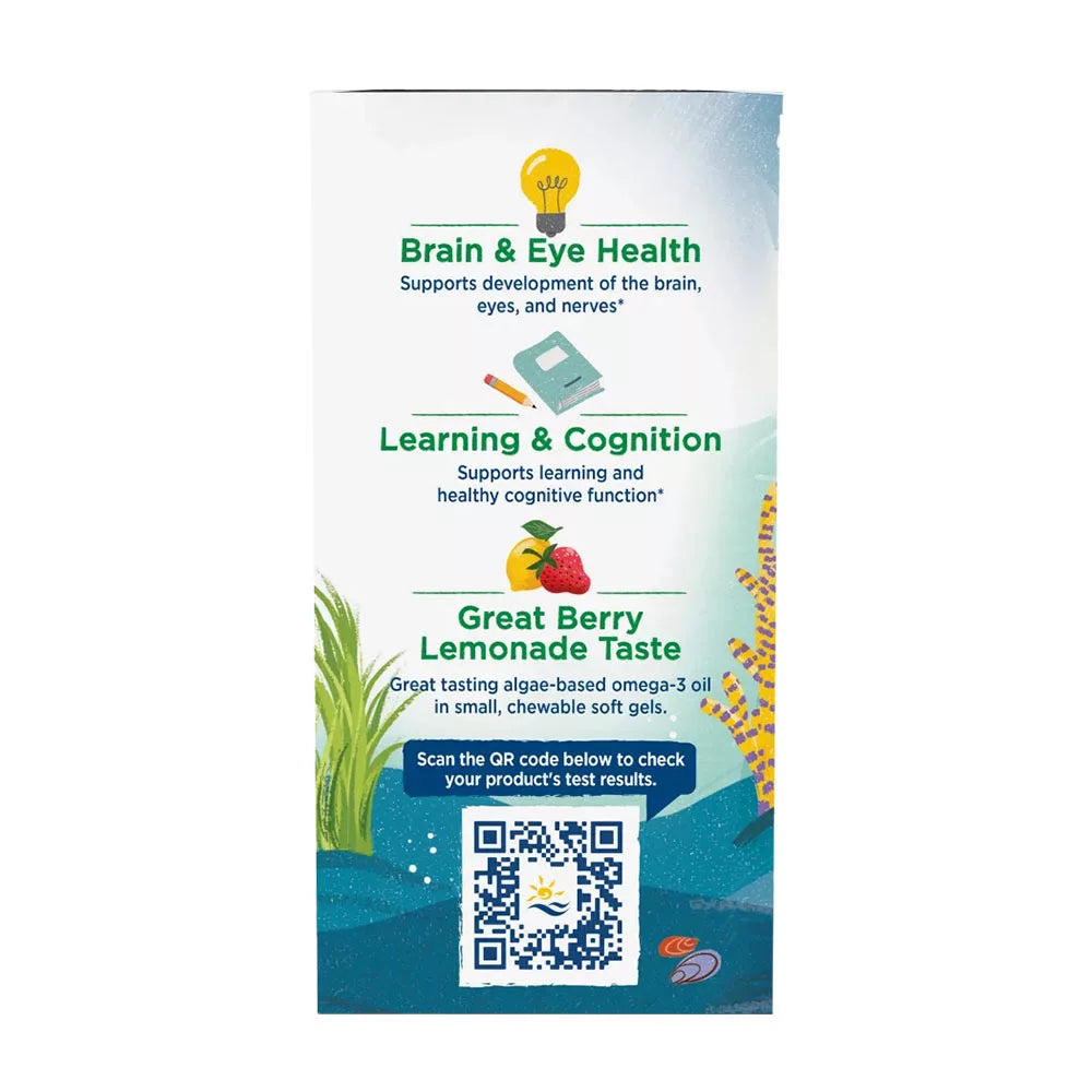 Nordic Naturals Children's DHA Vegetarian (120 Mini Softgels, Mixed berry lemonade)