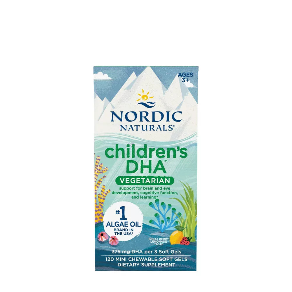 Nordic Naturals Children's DHA Vegetarian (120 Mini Softgels, Mixed berry lemonade)