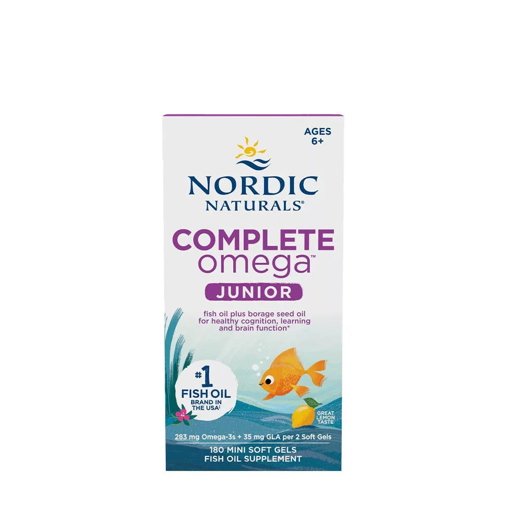 Nordic Naturals Complete Omega Junior (180 Mini Softgels, Lemon)