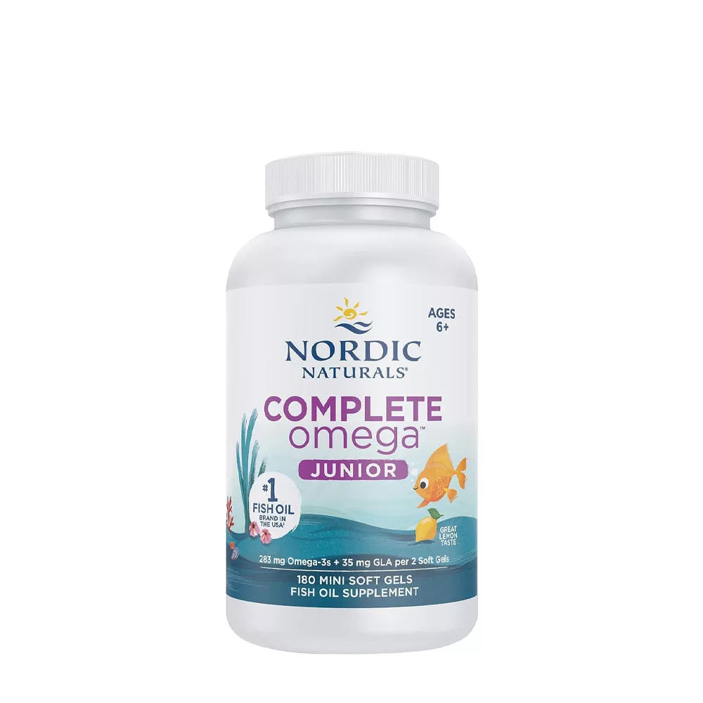 Nordic Naturals Complete Omega Junior 283 mg (180 Softgels, Lemon)