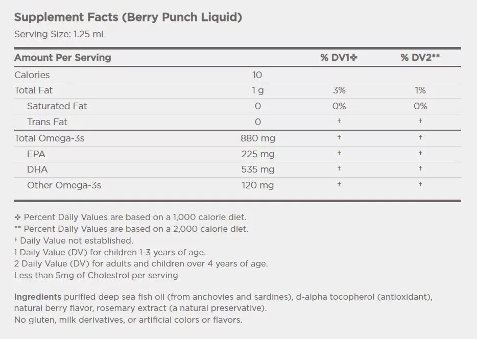 Nordic Naturals Children's DHA Xtra 880 mg (60 ml, Berry Punch)