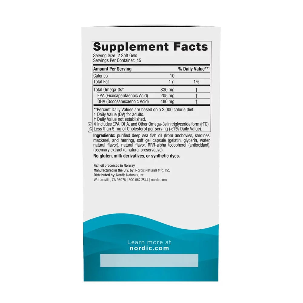 Nordic Naturals DHA (90 Softgels, Strawberry)