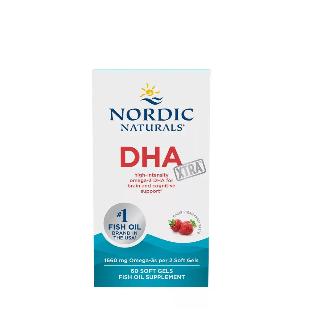 Nordic Naturals DHA Xtra (60 Softgels, Strawberry)