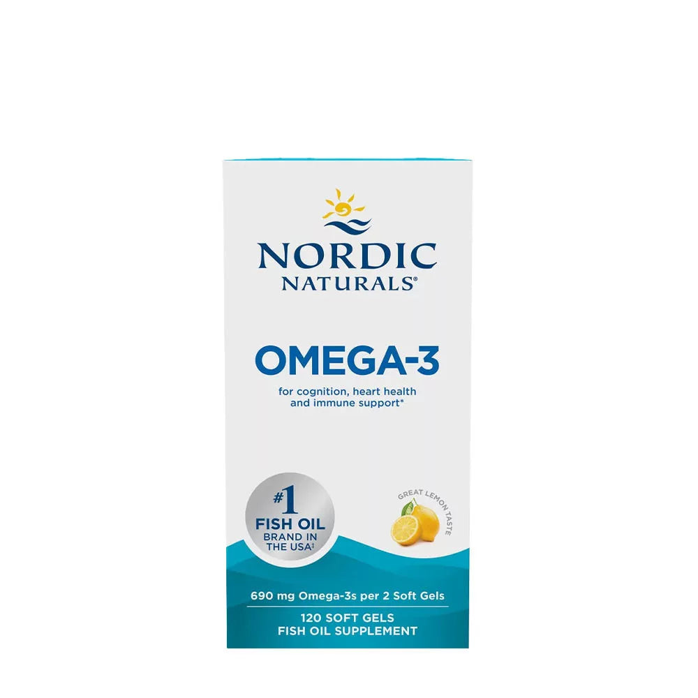 Nordic Naturals Omega-3 (120 Softgels, Lemon)