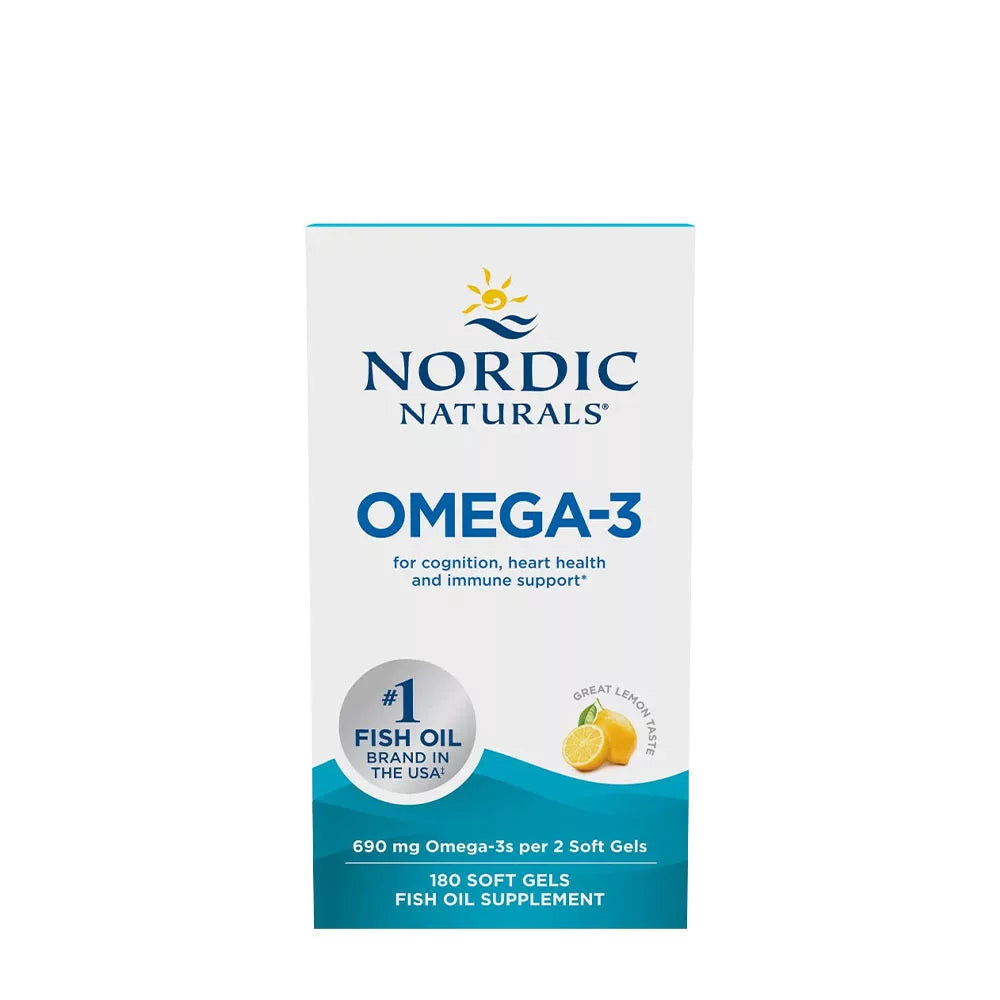 Nordic Naturals Omega-3 (180 Softgels, Lemon)