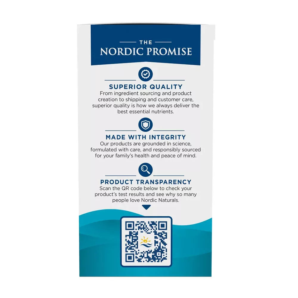 Nordic Naturals Omega-3 in Fish Gelatin (60 Softgels, Lemon)