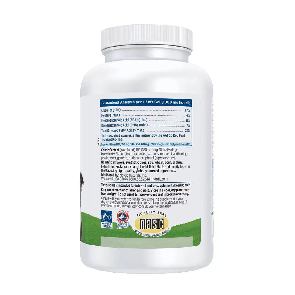 Nordic Naturals Omega-3 Pet (180 Softgels)