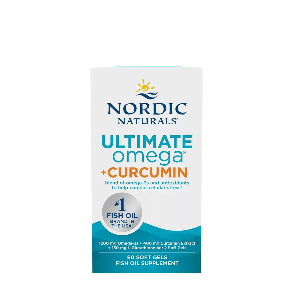 Nordic Naturals Ultimate Omega + Curcumin (60 Softgels)