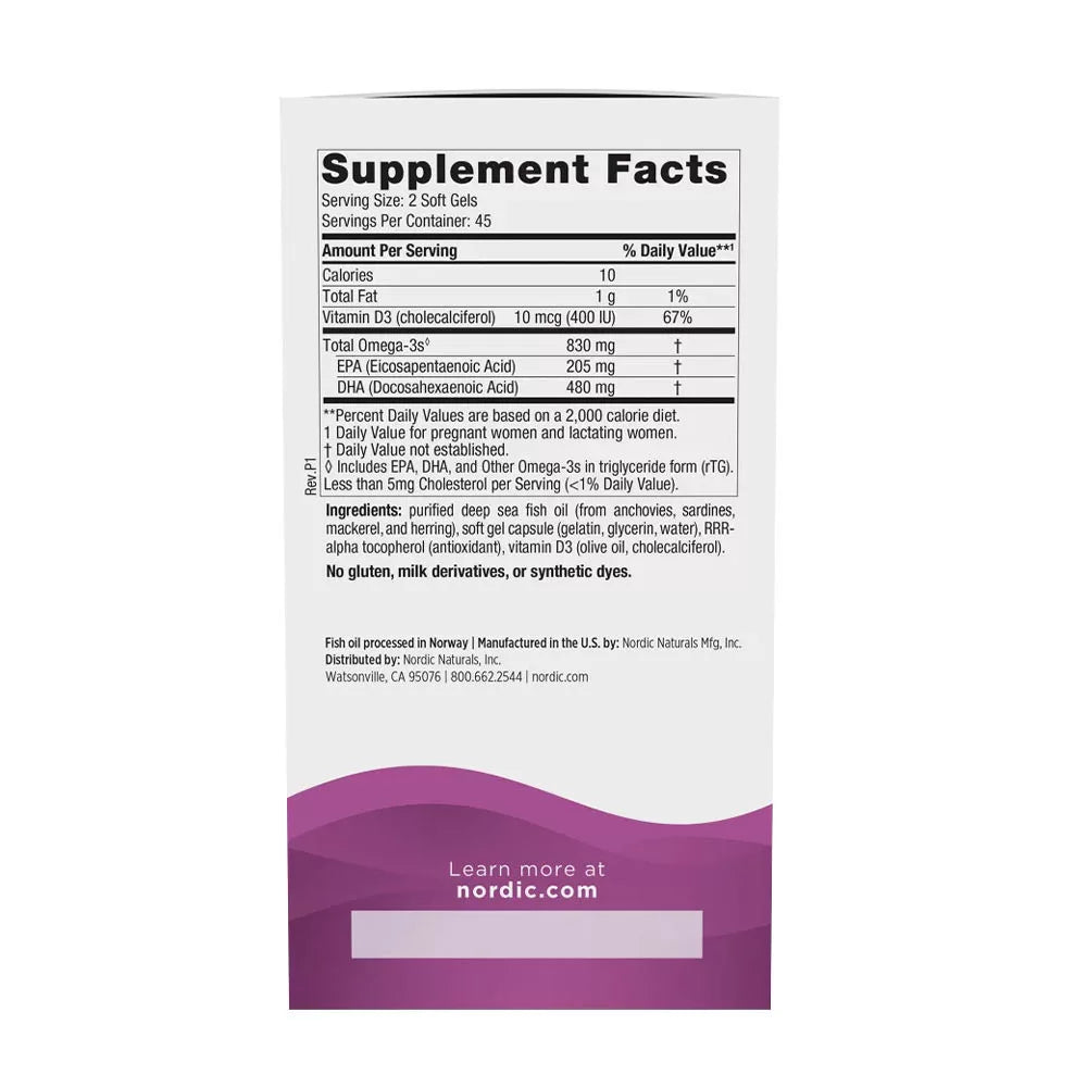 Nordic Naturals Prenatal DHA (90 Softgels)