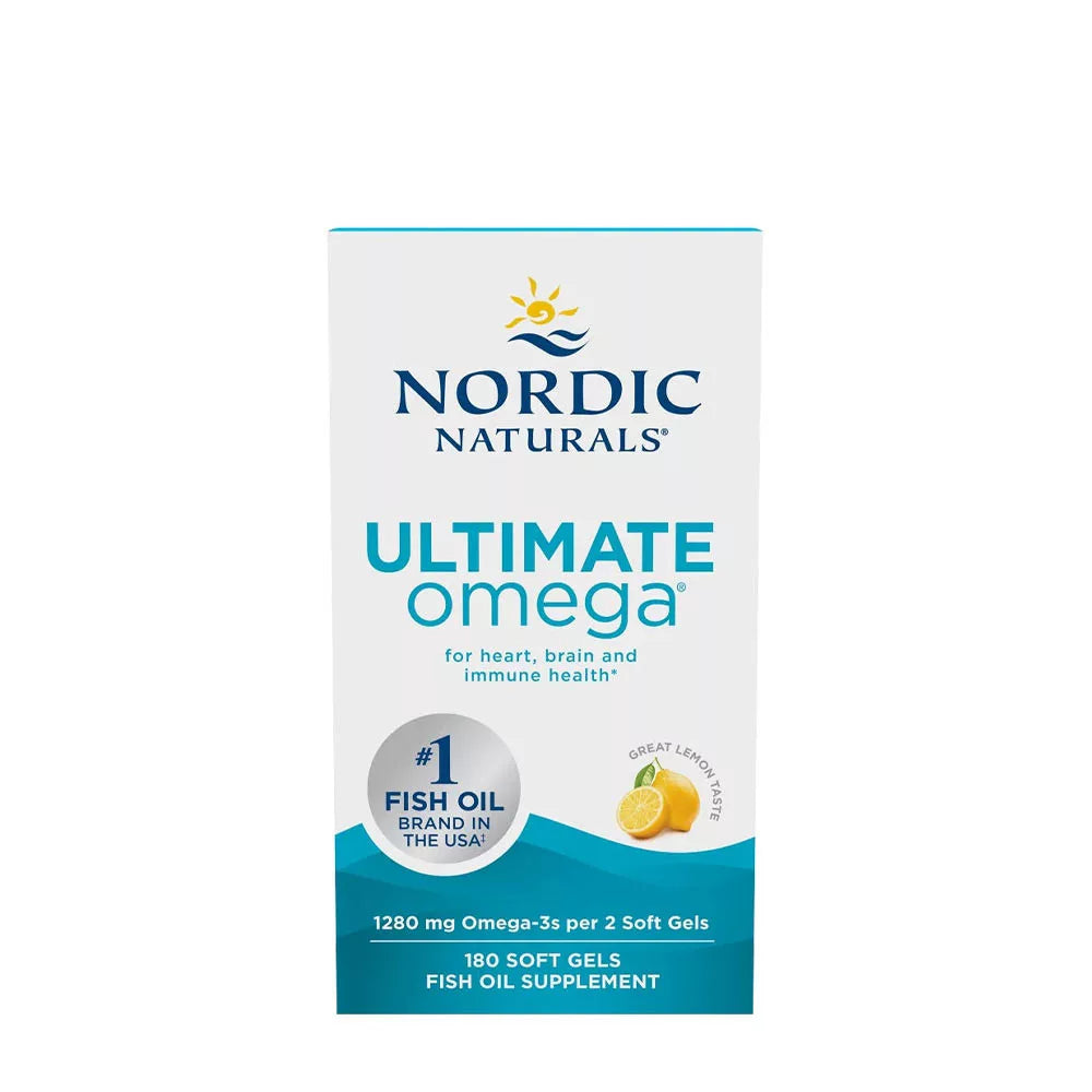 Nordic Naturals Ultimate Omega (180 Softgels, Lemon)