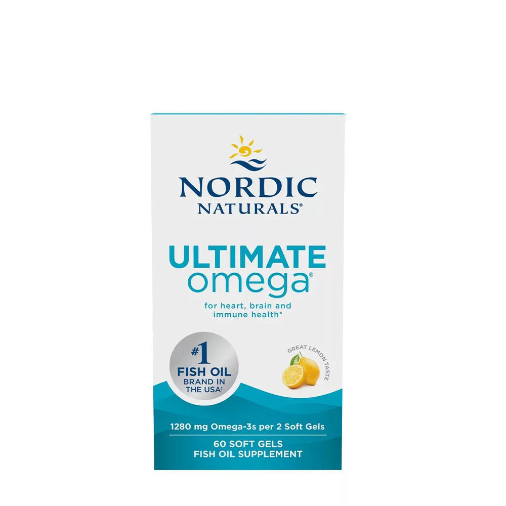 Nordic Naturals Ultimate Omega (60 Softgels, Lemon)
