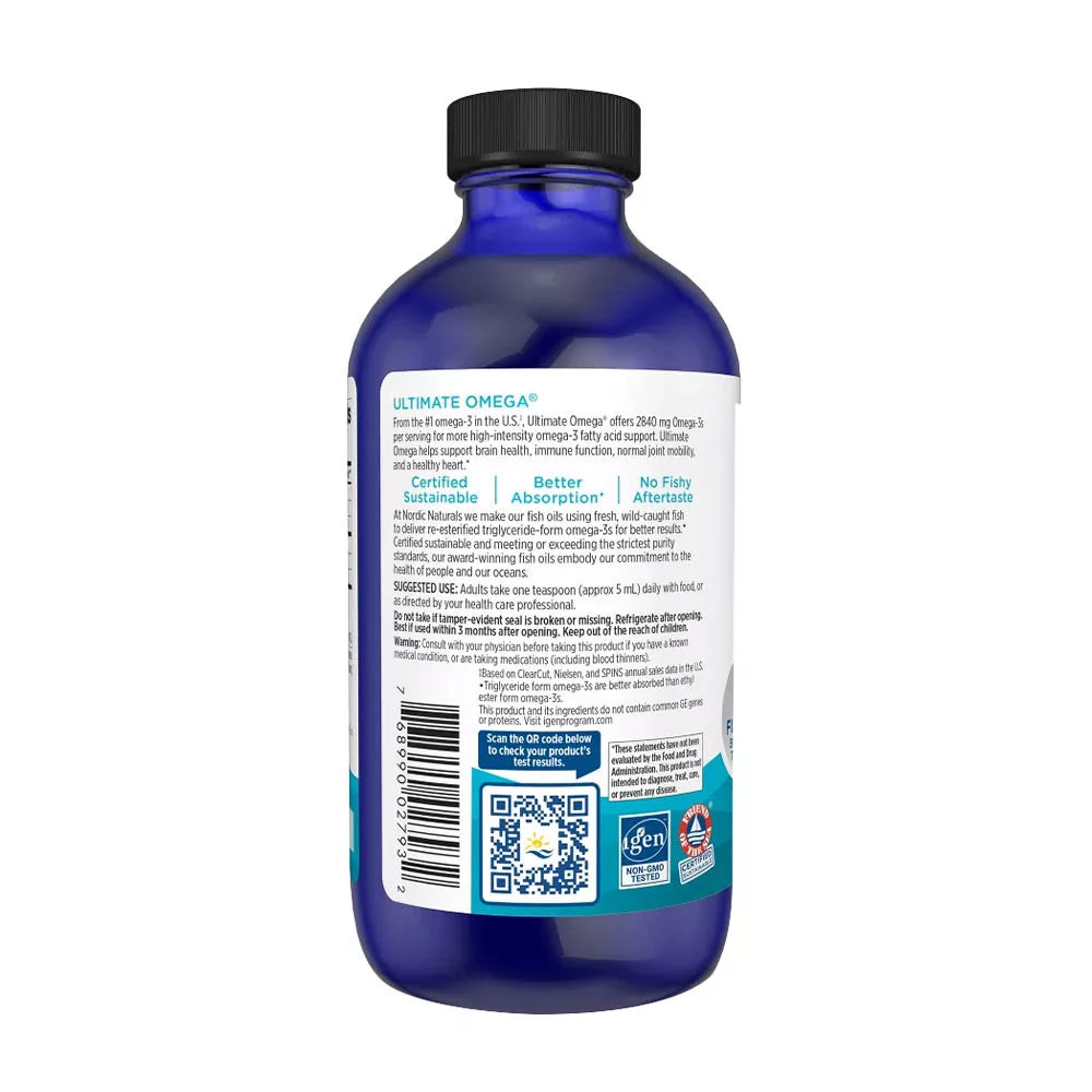 Nordic Naturals Ultimate Omega (8 fl. oz., Lemon)