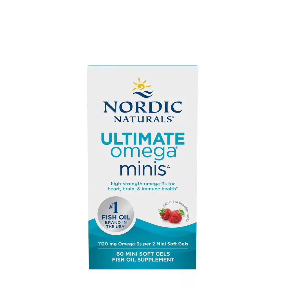 Nordic Naturals Ultimate Omega Minis (60 Mini Softgels, Strawberry)