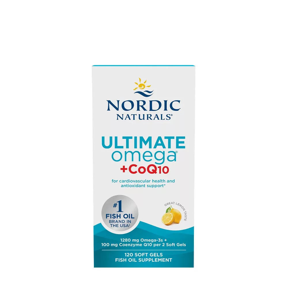 Nordic Naturals Ultimate Omega +CoQ10 (120 Softgels, Lemon)