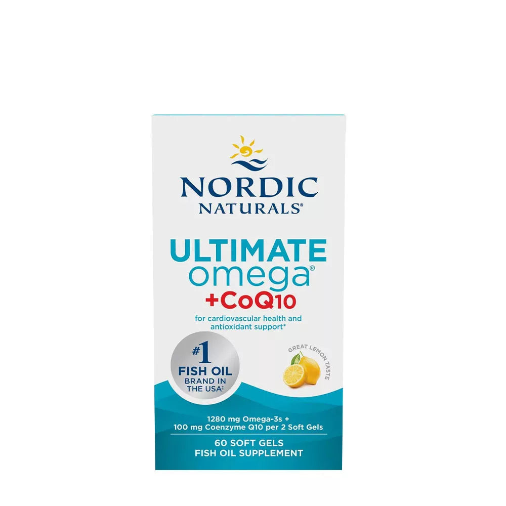 Nordic Naturals Ultimate Omega +CoQ10 (60 Softgels, Lemon)