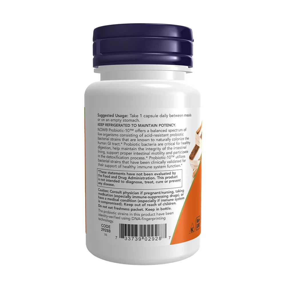 Now Foods Probiotic-10 50 Billion (50 Veg Capsules)