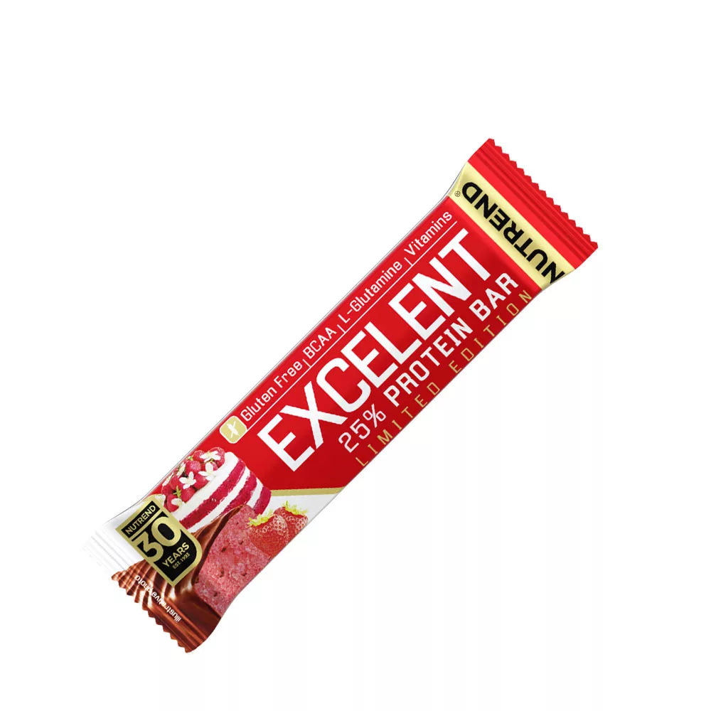 Nutrend Excelent Protein Bar (1 Bar, Strawberry Cake)