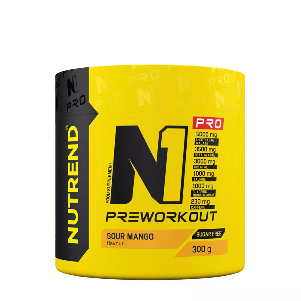 Nutrend N1 Pro Preworkout (300 g, Sour Mango)