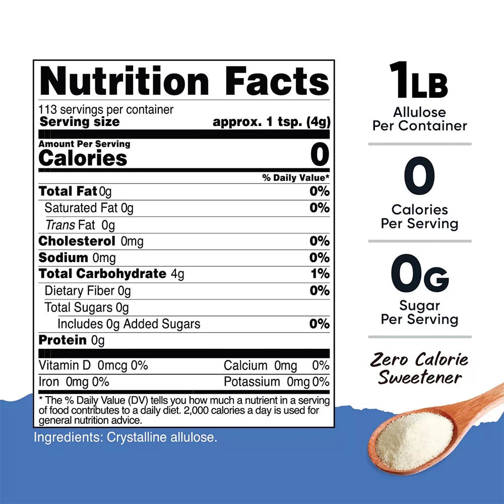 Nutricost Allulose Sweetener Powder (454 g)