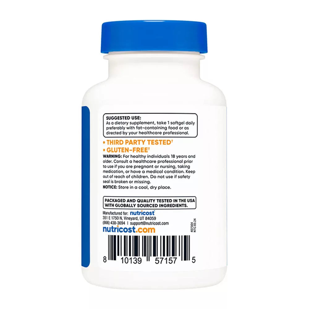 Nutricost Astaxanthin (60 Softgels)