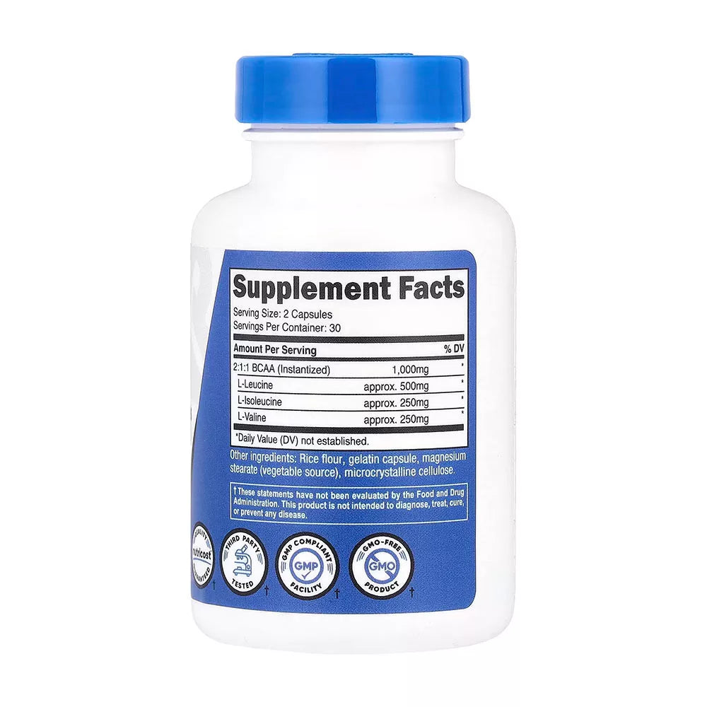 Nutricost BCAA (60 Capsules)