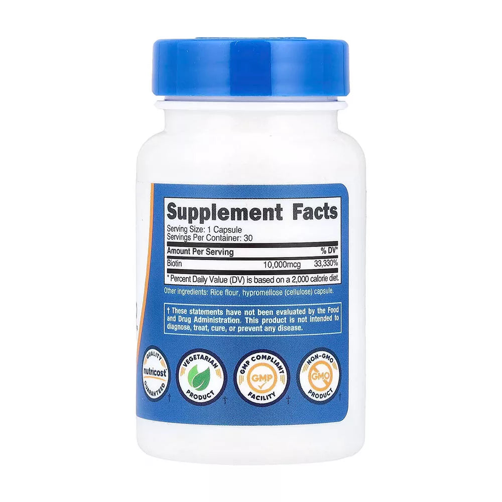 Nutricost Biotin (30 Capsules)