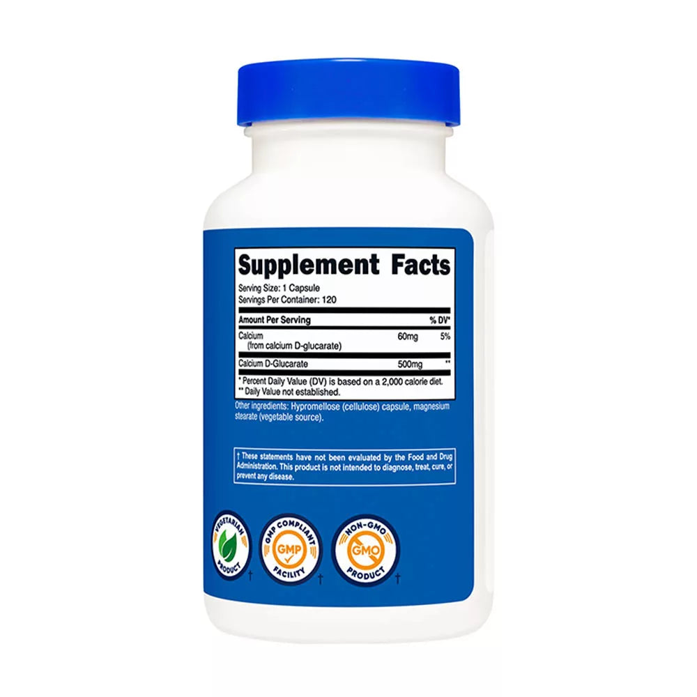 Nutricost Calcium D-Glucarate Capsules (120 Capsules)