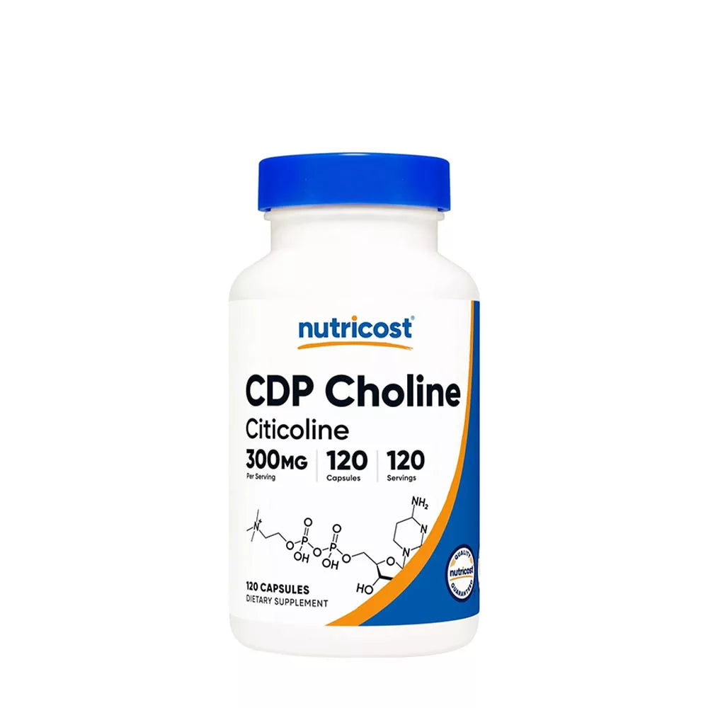 Nutricost CDP Choline Capsules (120 Capsules)