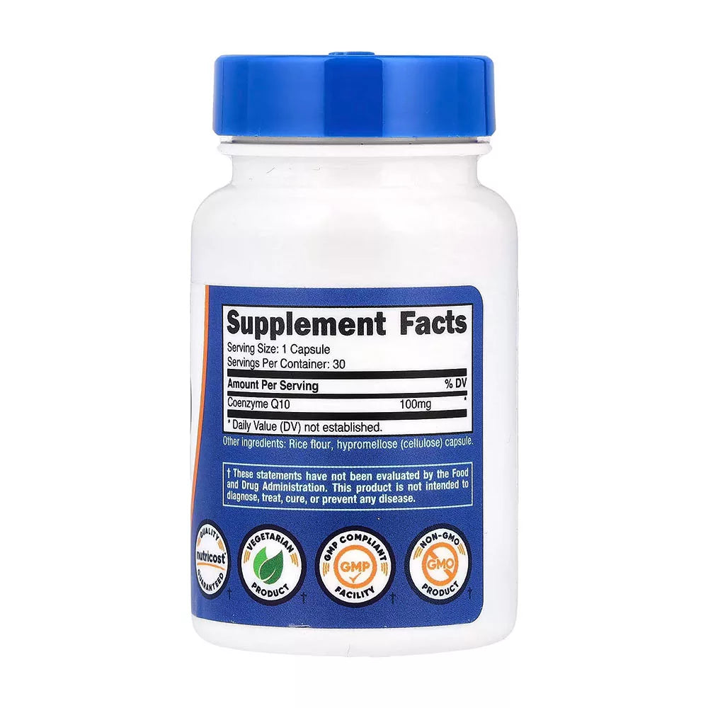 Nutricost CoQ10 100 mg (30 Capsules)