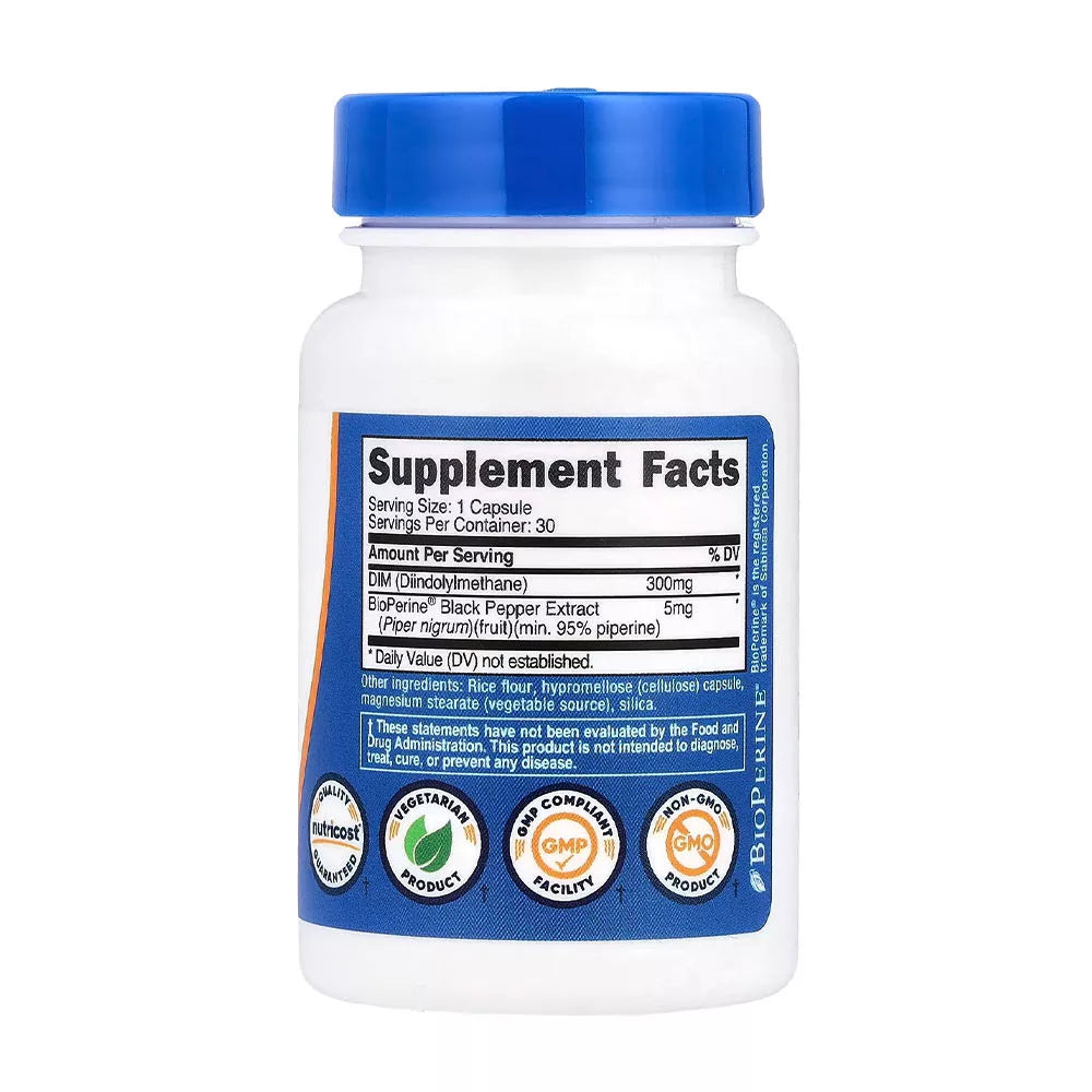 Nutricost DIM Capsules 300 mg (30 Capsules)