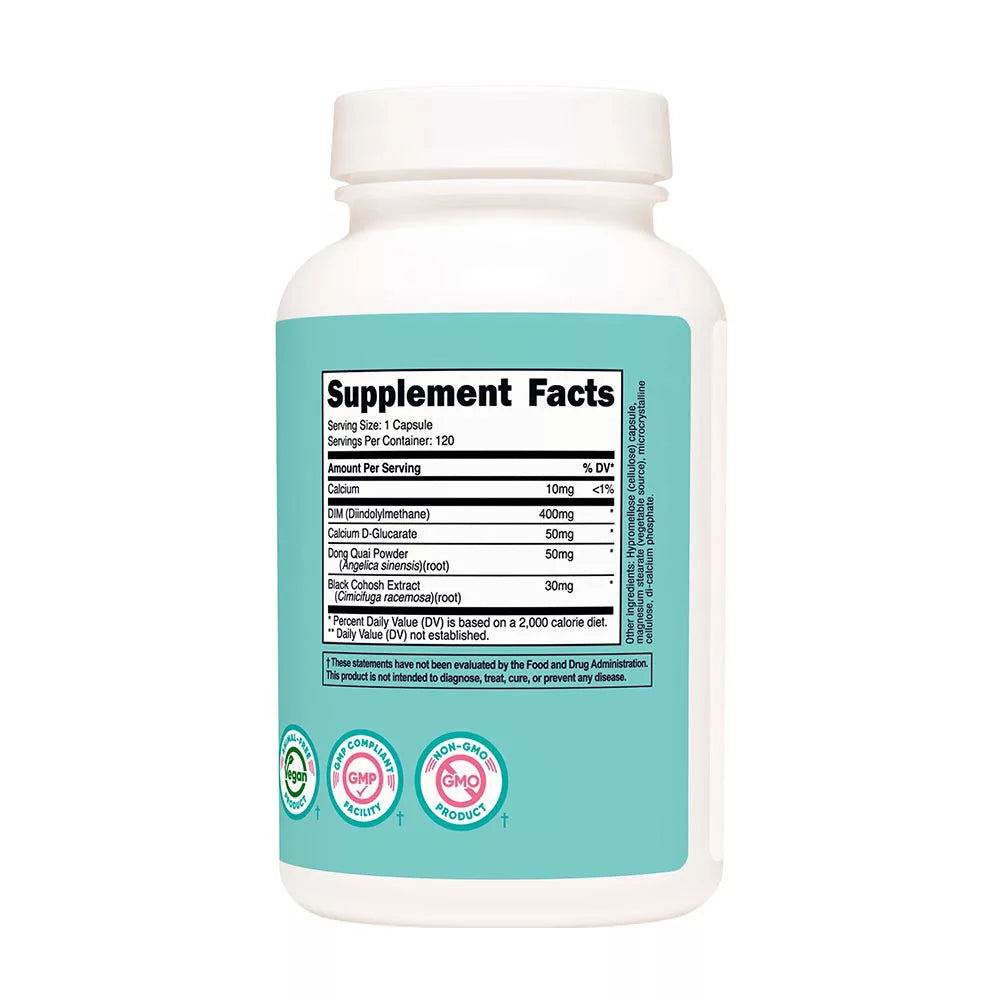 Nutricost DIM for Women 400 mg (120 Capsules)