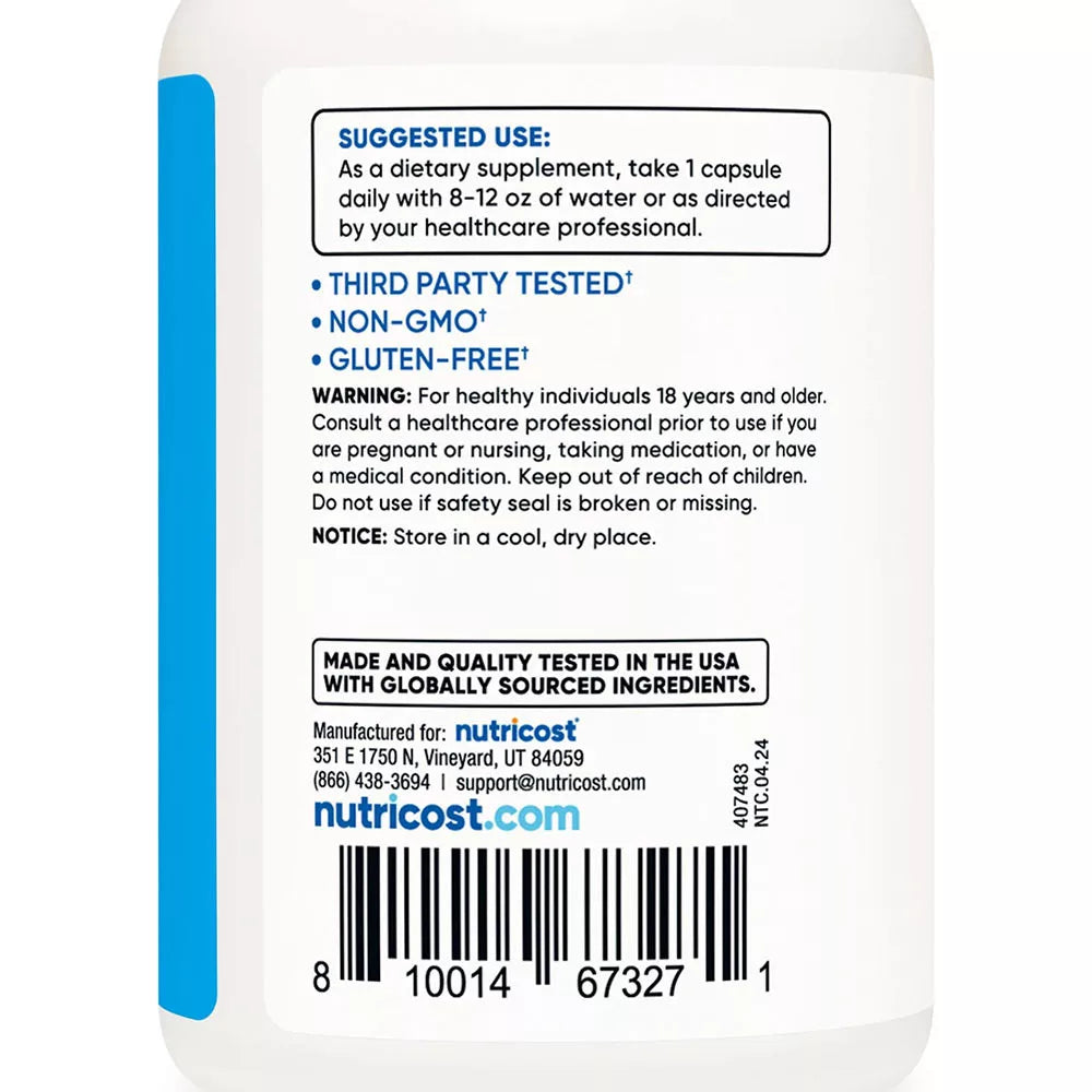 Nutricost Electrolyte Complex 900 mg (120 Capsules)