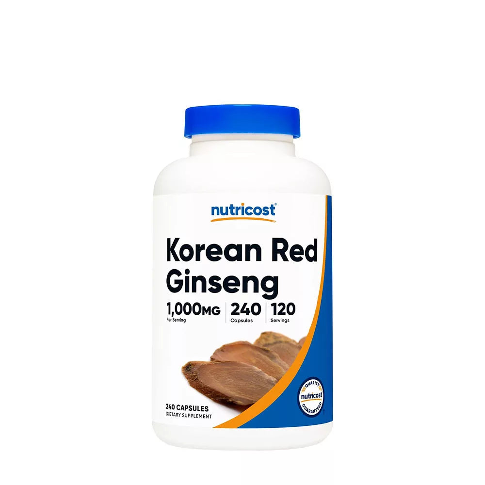 Nutricost Korean Red Ginseng (240 Capsules)