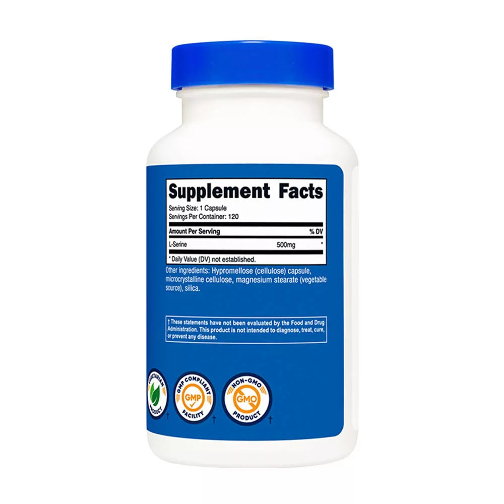 Nutricost L-Serine (120 Capsules)