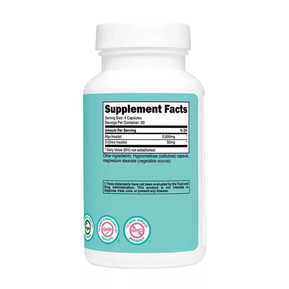 Nutricost Myo & D-Chiro Inositol for Women (120 Capsules)