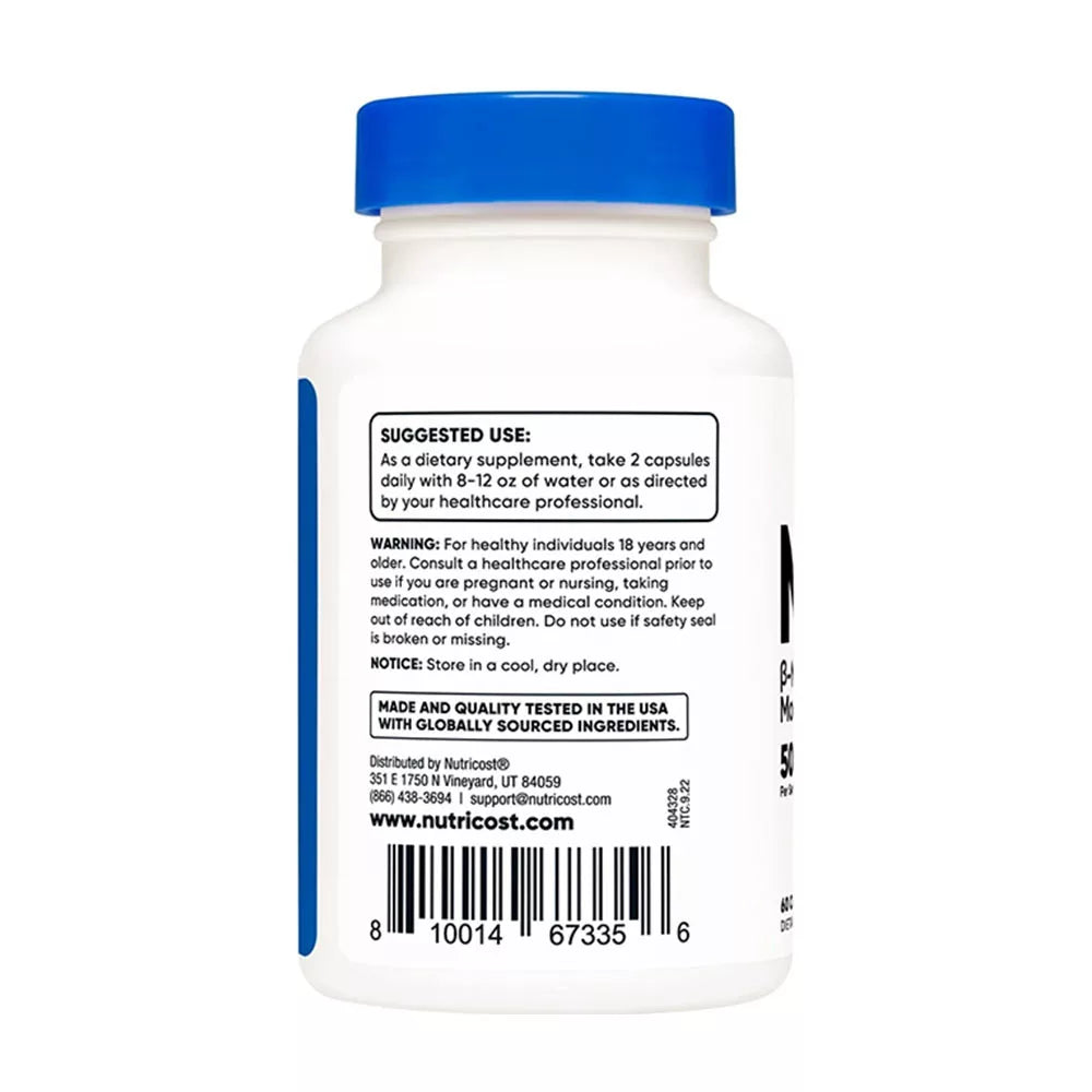 Nutricost NMN 500 mg (60 Capsules)