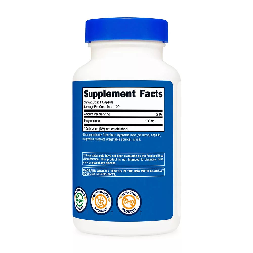 Nutricost Pregnenolone 100 mg (120 Capsules)