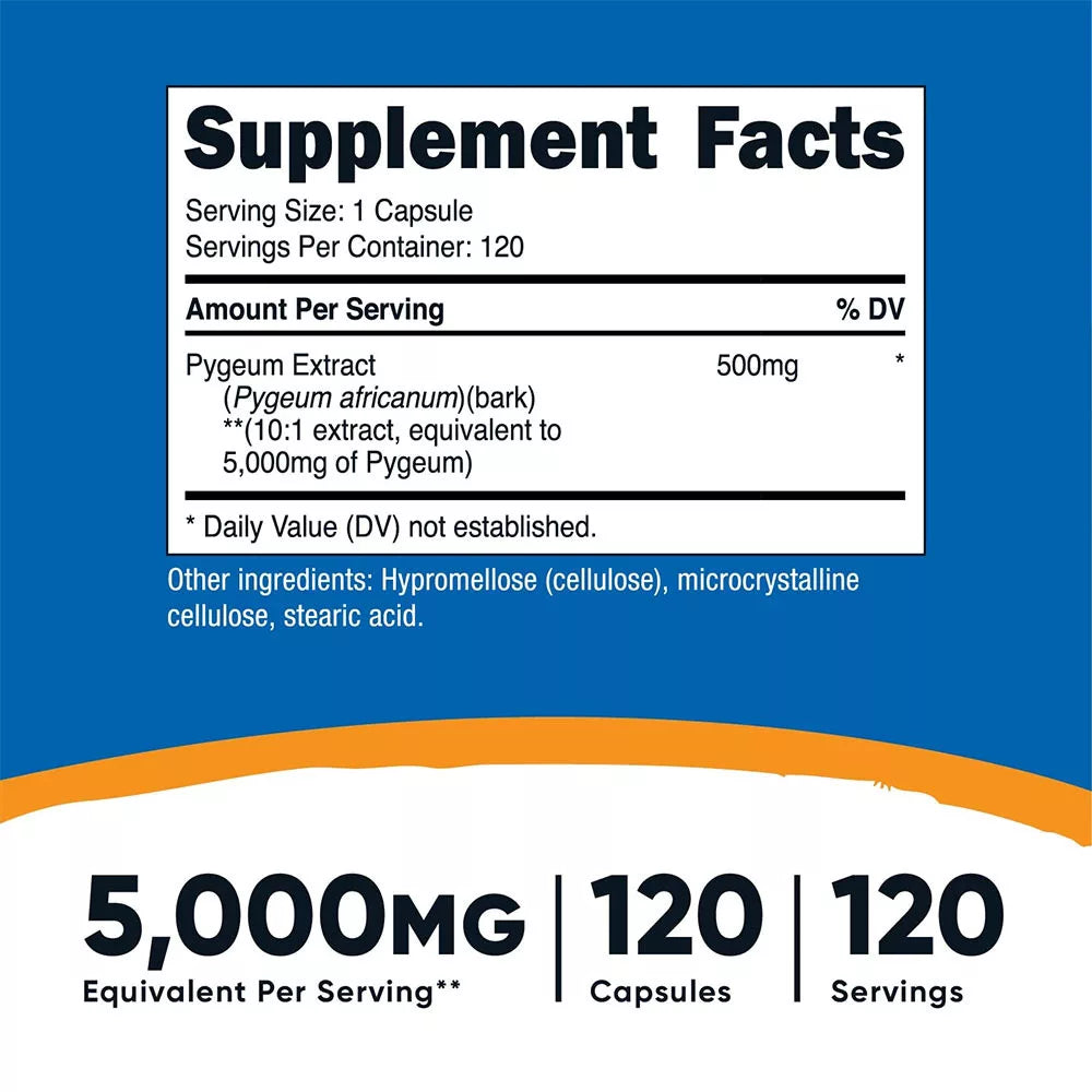 Nutricost Pygeum (120 Capsules)