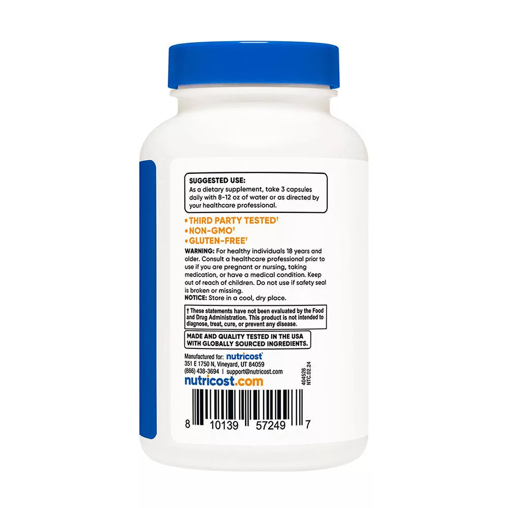 Nutricost Testosterone Complex 1,800 mg (90 Capsules)
