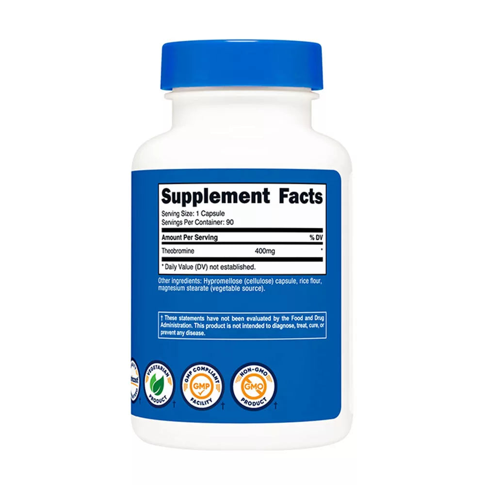 Nutricost Theobromine Capsules (90 Capsules)