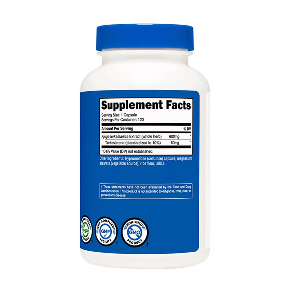 Nutricost Turkesterone 600 mg (120 Capsules)